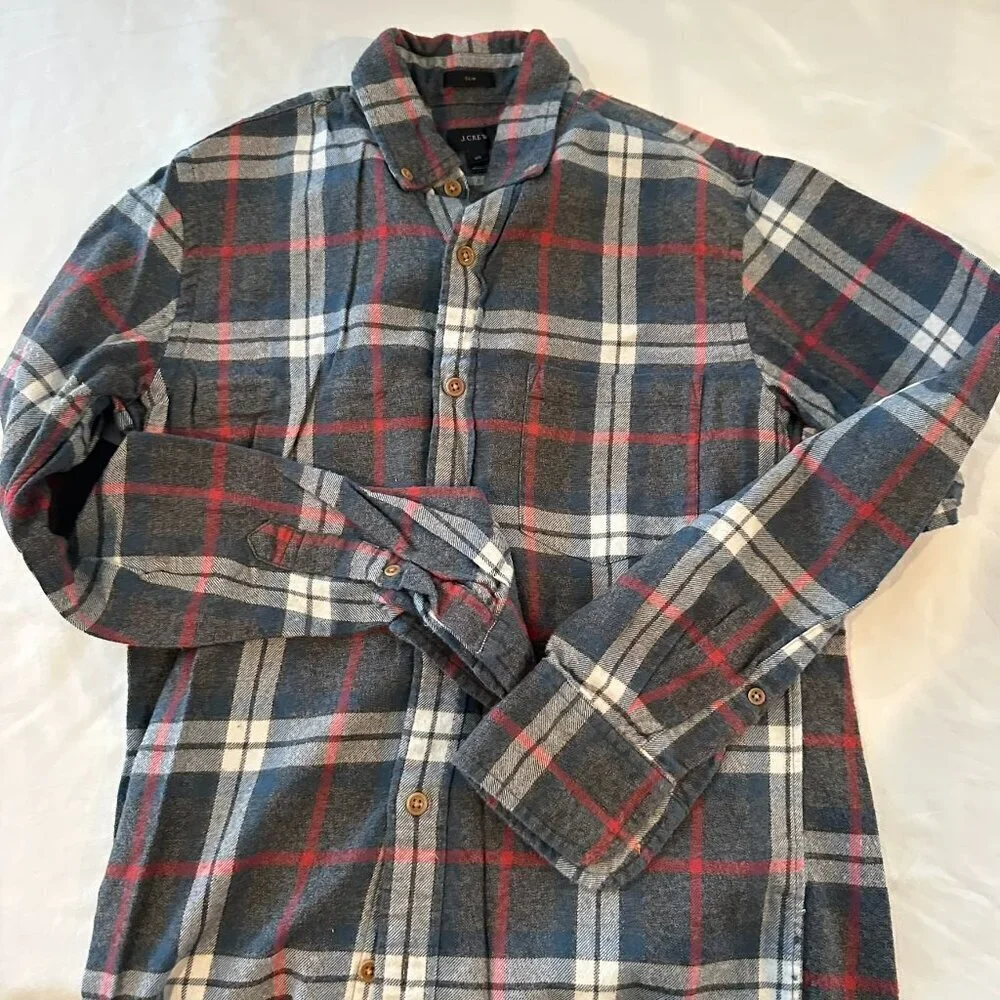 JCrew Flannel Button Down